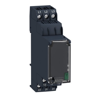 施耐德控制继电器 RM22TG20 全新原装 三相监测,183…528Vac, 2 C/O